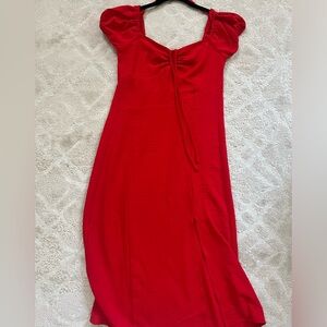 Red Midi Dress